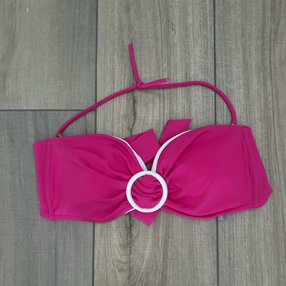 Women’s Victoria’s Secret pink Bandeau Swim Top - Size L